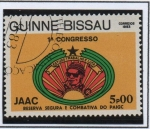 Stamps Guinea Bissau -  JAAC  1º Congreso Emblema