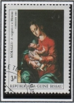 Stamps Guinea Bissau -  Señora y Niño
