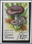 Stamps Guinea Bissau -  Hongos, Lepista nuda