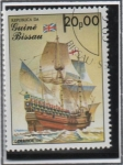 Stamps Guinea Bissau -  Barcos, Carack s.16
