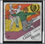 Stamps Guinea Bissau -  Año internacional d' l' Juventud, Danza