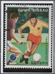 Stamps Guinea Bissau -  Jugadas d' Futbol