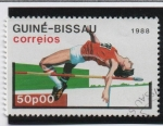 Stamps Guinea Bissau -  Juegos Olimpicos d' Seul, Salto d' Altura