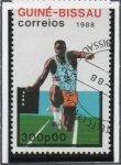 Stamps Guinea Bissau -  Juegos Olímpicos d' Seúl, Salto' Longitud