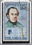 Stamps Guinea Bissau -  Filandia'88  Anderssen