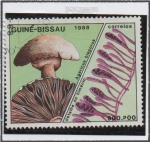 Stamps Guinea Bissau -  Hogos, Agaricus bisporus