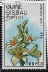 Stamps Guinea Bissau -  Lirios, Candidum