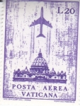 Stamps : Europe : Vatican_City :  VATICANO Y AVIÓN