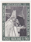 Stamps : Europe : Vatican_City :  PAPA Pablo VI y Atenágoras