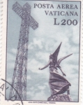 Stamps Vatican City -  cruz y angel