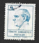 Stamps Turkey -  1652 - Kemal Atatürk​