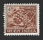 Stamps India -  407 - Café