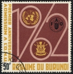 Stamps : Africa : Burundi :  ONU