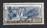 Stamps India -  421 - Presa de Bhakra