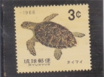 Stamps : Asia : Taiwan :  TORTUGA MARINA