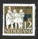 Stamps Netherlands -  420 - 150 Aniversario del Reino de los Países Bajos