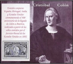 Sellos de Europa - Espa�a -  ESPAÑA 1992 3204 HB Sellos Nuevos Colón y el Descubrimiento Busto de Colon MichelB45