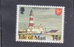 Sellos del Mundo : Europe : Isle_of_Man : Faro de Punta de Ayre