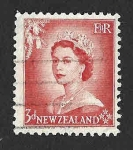 Stamps New Zealand -  292 - Isabel II de Reino Unido