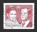 Stamps Sweden -  1163 - Boda Real de Carlos Gustavo XVI de Suecia