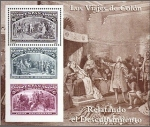 Stamps Spain -  ESPAÑA 1992 3208 HB Sellos Nuevos Colón y el Descubrimiento Presentando los nativos a Reyes Catolico