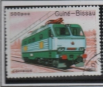 Stamps : Africa : Guinea_Bissau :  Tranvias, 