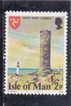 Stamps : Europe : Isle_of_Man :  Watch Tower Langness