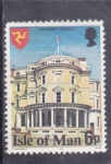 Stamps : Europe : Isle_of_Man :  Edificio gubernamental