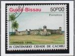 Stamps Guinea Bissau -  IV Centenario d' l' Ciudad d' Cacheu, Fortaleza