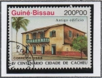 Sellos de Africa - Guinea Bissau -  IV Centenario d' l' Ciudad d' Cacheu, Antiguo edificio