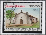Stamps Guinea Bissau -  IV Centenario d' l' Ciudad d' Cacheu, Iglesia