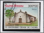 Sellos de Africa - Guinea Bissau -  IV Centenario d' l' Ciudad d' Cacheu, Iglesia