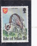 Stamps : Europe : Isle_of_Man :  Rueda Laxey