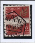 Stamps Equatorial Guinea -  Manos entrelazadas y Laurel