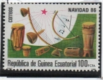 Stamps Equatorial Guinea -  Navidad' 86