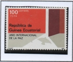 Stamps Equatorial Guinea -  Año internacional d' l' Paz