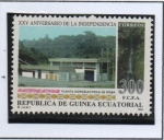 Stamps Guinea Bissau -  25 Anv, d' l' Independencia, Planta Hidroelectrica, Riaba