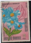 Stamps Equatorial Guinea -  Meconopsis betonicifolia