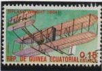 Stamps Equatorial Guinea -  Biplano W right 12904