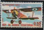 Stamps Equatorial Guinea -  El Nieuport 1917