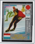 Sellos de Africa - Guinea Ecuatorial -  Juegos Olimpicos Saporo'72,Medallas d' Oro, A. Schenk, Holanda