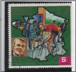 Stamps Equatorial Guinea -  Tur d' Francia, Y. Hezard, Francia