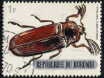 Stamps : Africa : Burundi :  Escarabajos