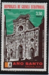 Stamps Equatorial Guinea -  Iglesias Famosas: Santa María d' l' Flores, Florencia
