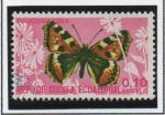 Stamps Equatorial Guinea -  Mariposas, Poligonia Egea