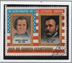 Sellos de Africa - Guinea Ecuatorial -  Presidentes d' América, Andrew Johnson y  Ulises Grant