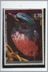 Stamps Equatorial Guinea -  Pajaros d' Asia; Musicapulla Palliples