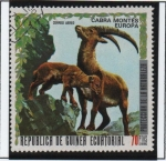 Stamps Equatorial Guinea -  animales europeos. Cabra Montes