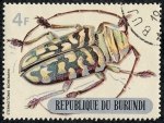 Stamps Burundi -  Escarabajos