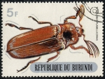 Stamps Burundi -  Escarabajos